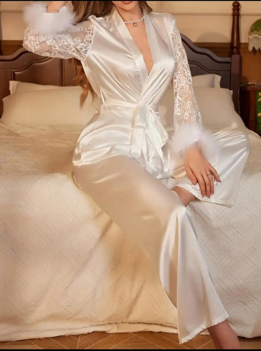 Elegant Silk Pajama Set
