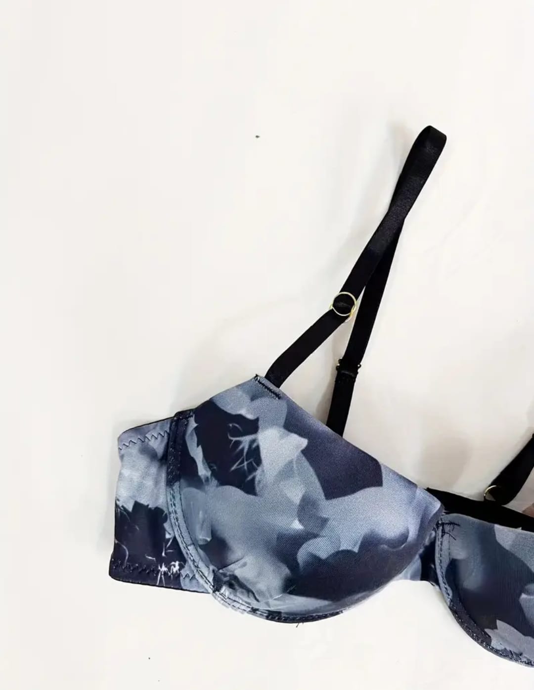 Floral Print Push-Up Bar + Thong