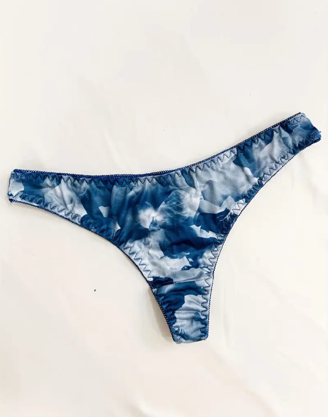 Casual Tie-Dye Print Push-Up Bra Set