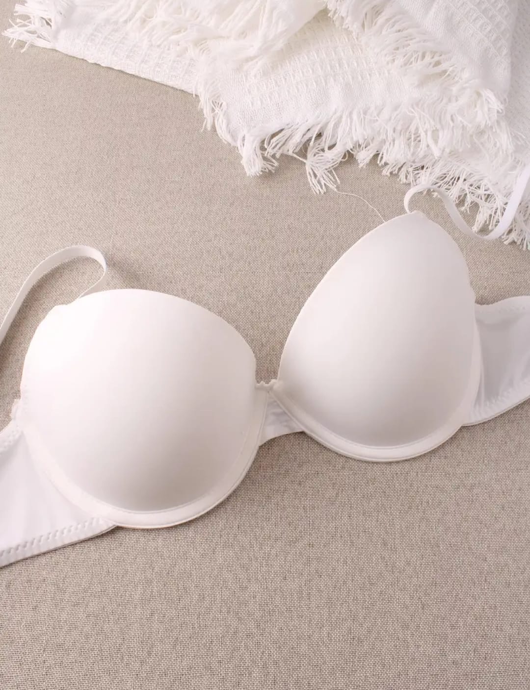 Simple and Comfortable Bra White