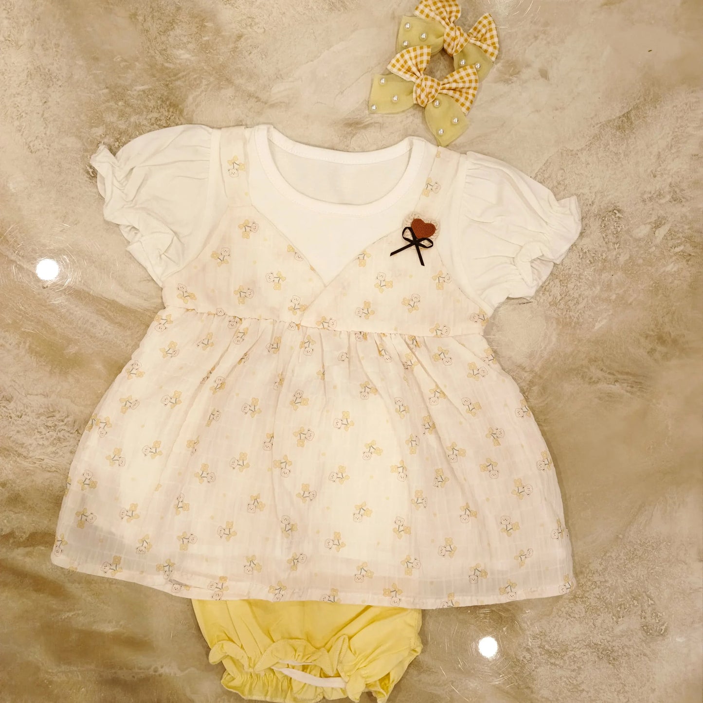 Buttercup Baby Dress Set