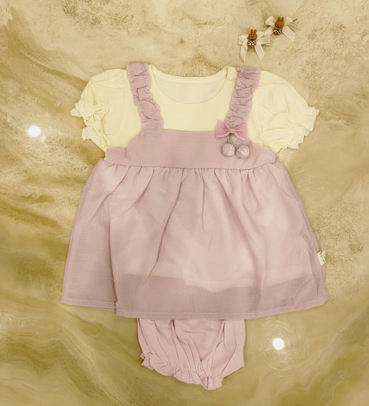 Sweet Pea Baby Dress Set